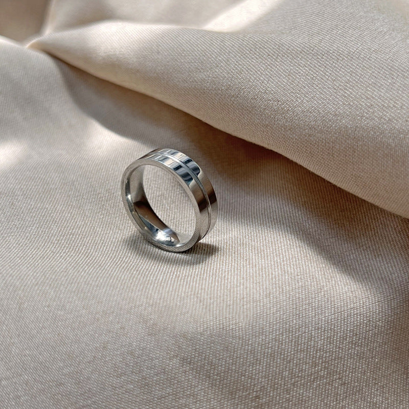 Anello titanio personalizzabile