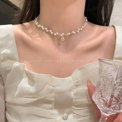 Collana di perle minimal