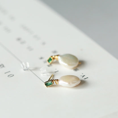 Orecchini perle barocche acqua dolce