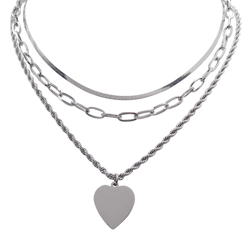 Collana multistrato amore