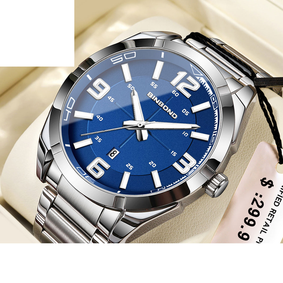 Orologio digitale in acciaio