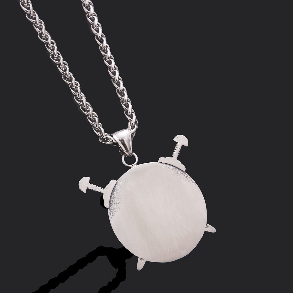 Collana con ciondolo orologio