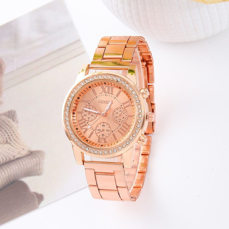 Orologio Acciaio Dorato Quarzo