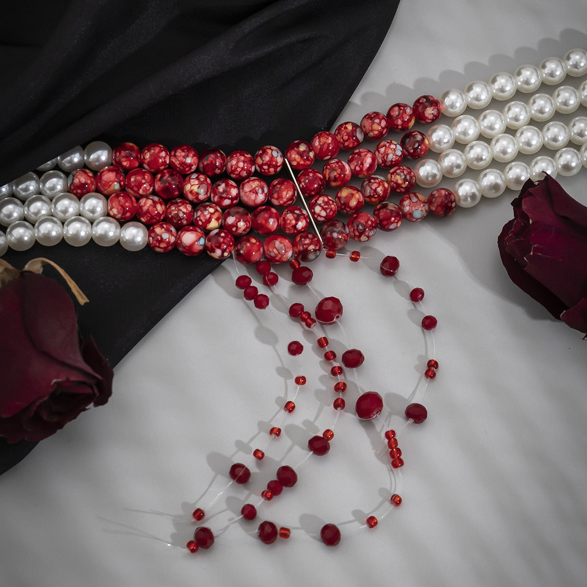Collana gotica in perla