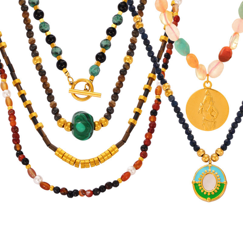 Collana minimalista retrò