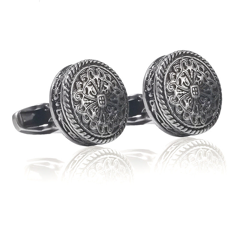 Gemelli argento motivo greco