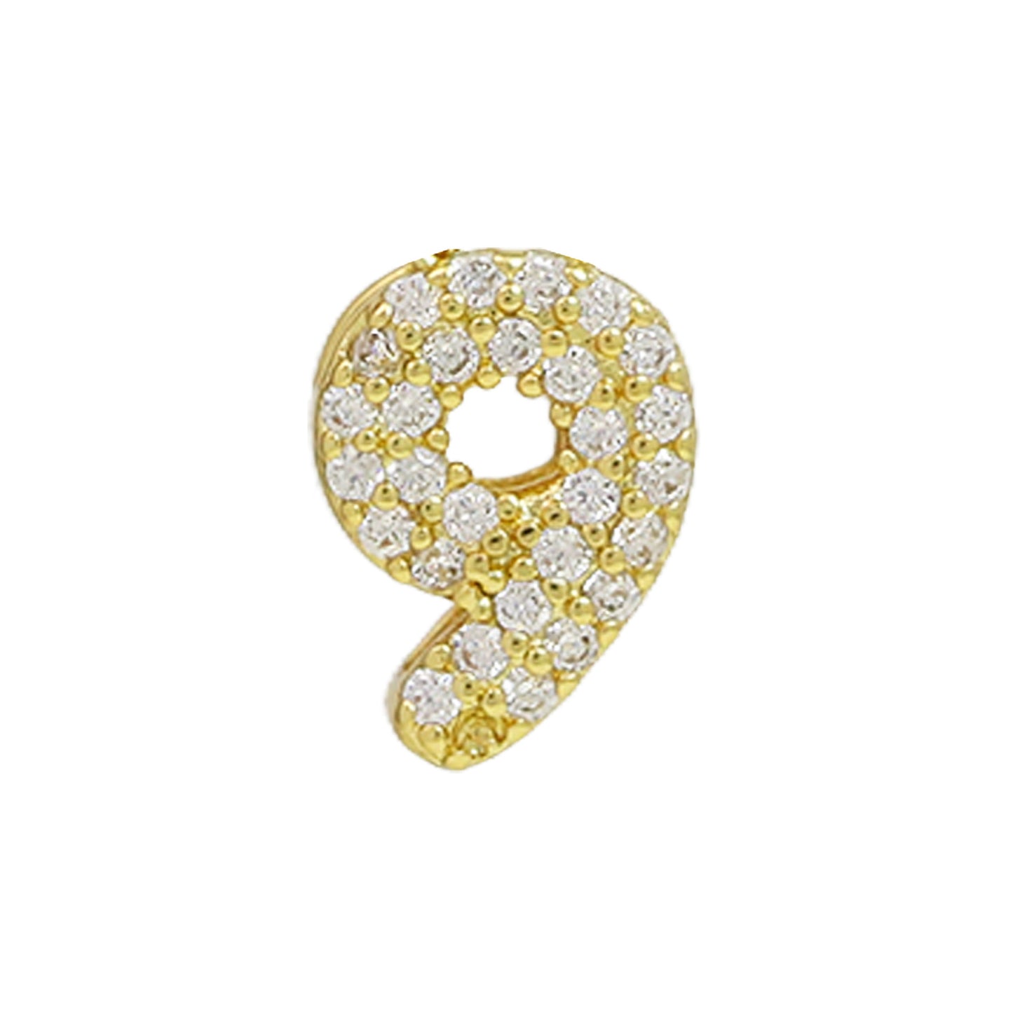 Ciondolo zircone ottone