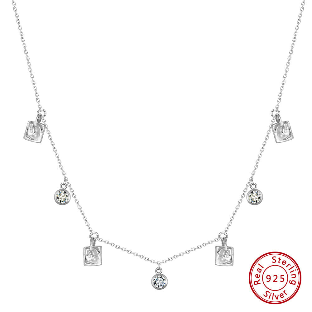 Collana zircone barocco argento 925