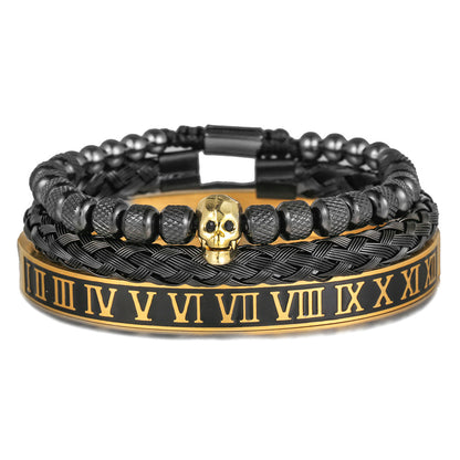 Bracciale scheletro intrecciato