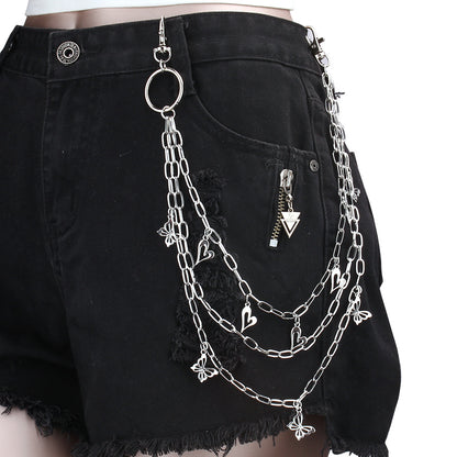 Collana multistrato farfalla