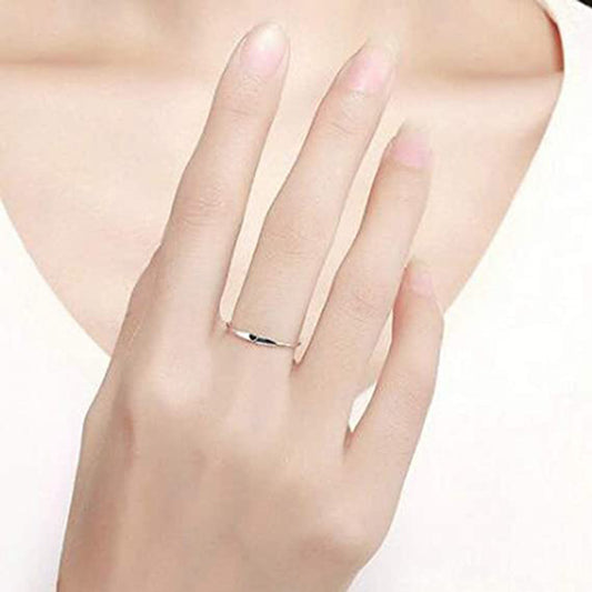 Anello acciaio titanio amore da donna