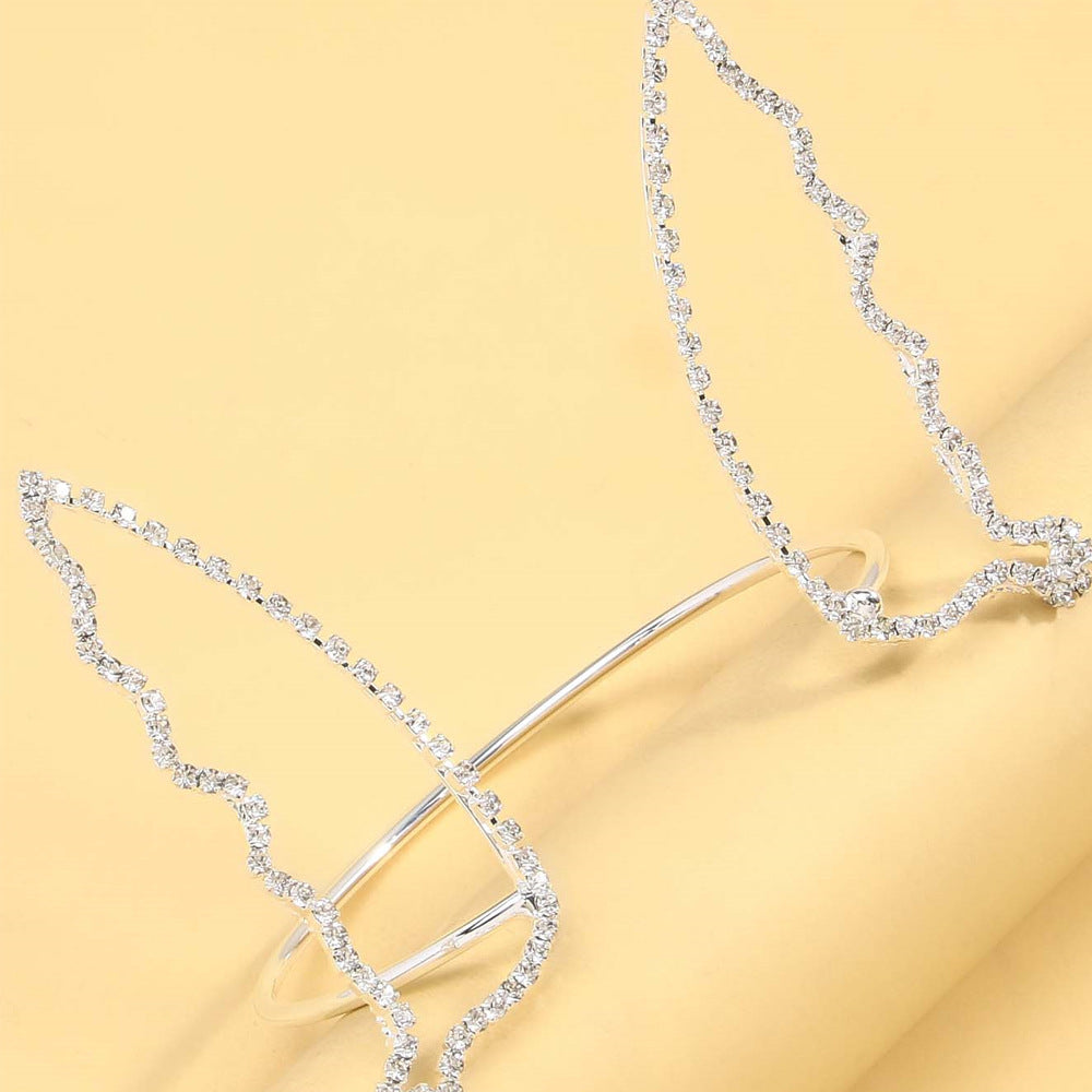Bracciale farfalla strass