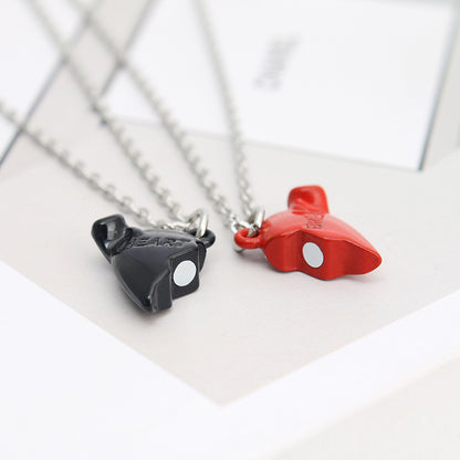 Collana ciondolo cuore magnetico