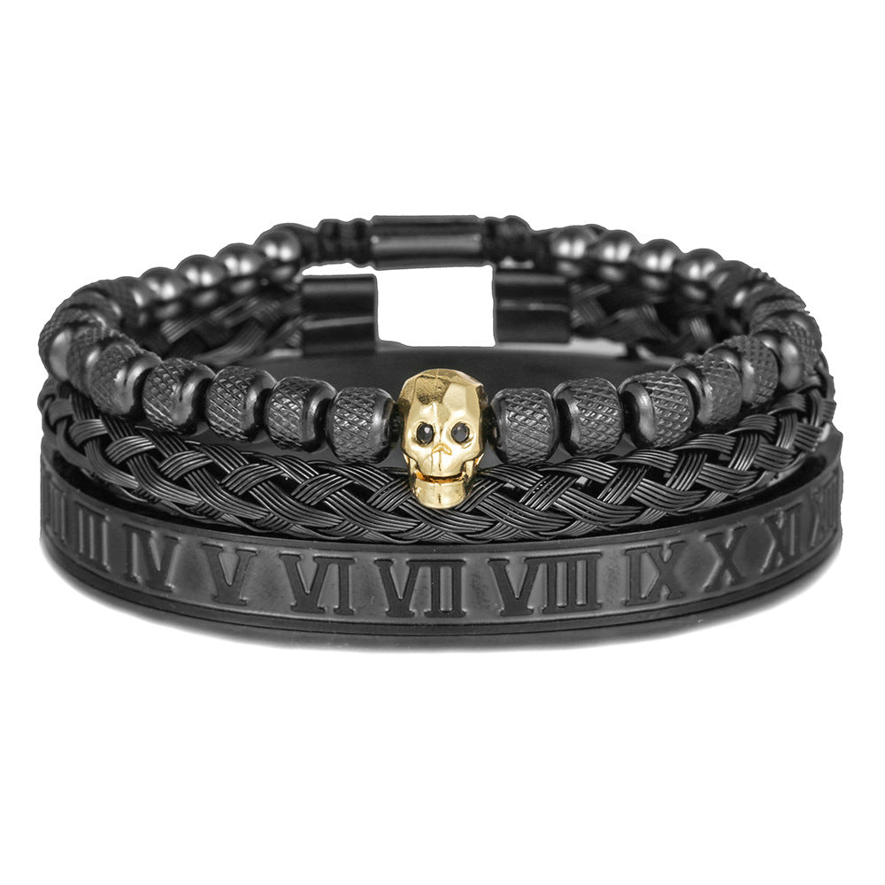 Bracciale scheletro intrecciato