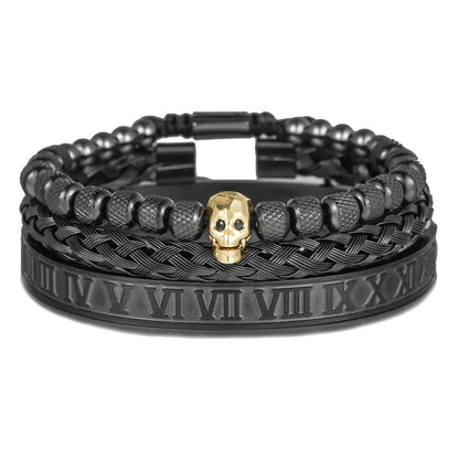 Bracciale scheletro intrecciato