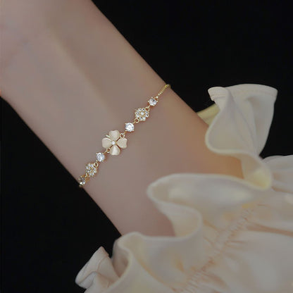 Bracciale occhio di gatto regolabile