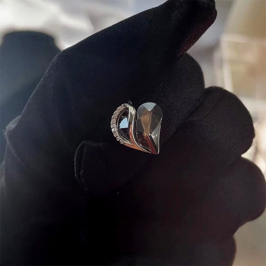 Collana cuore geometrico