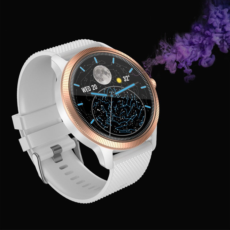 Smartwatch rotondo con notifiche