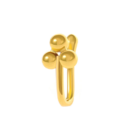 Anello naso con fiori