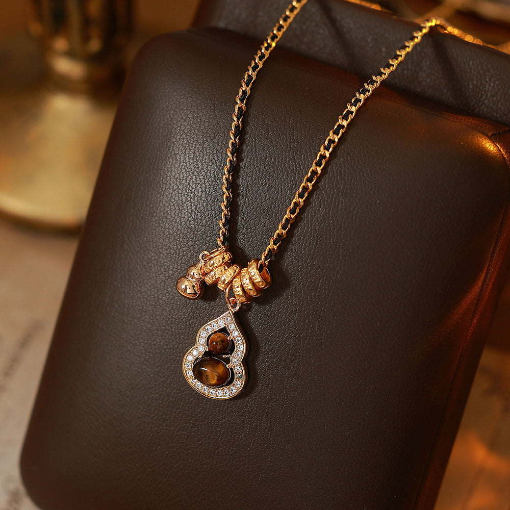 Collana in occhio di tigre