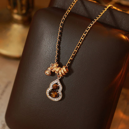 Collana in occhio di tigre