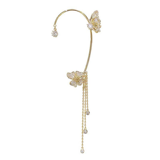 Clip Orecchini Farfalla Nappina