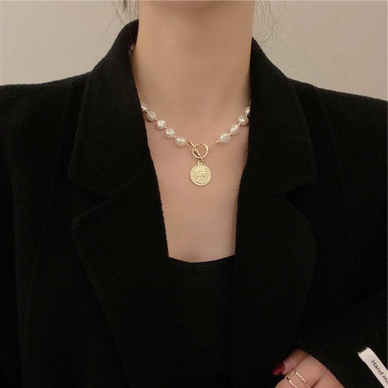 Collana perle rotonda