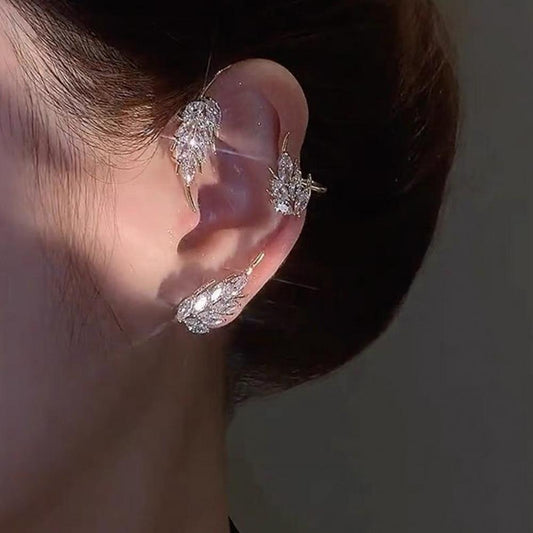 Orecchini clip farfalla design