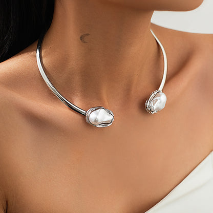 Collana Perla Barocca Retro