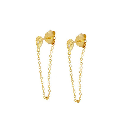 Orecchini a clip in zircone