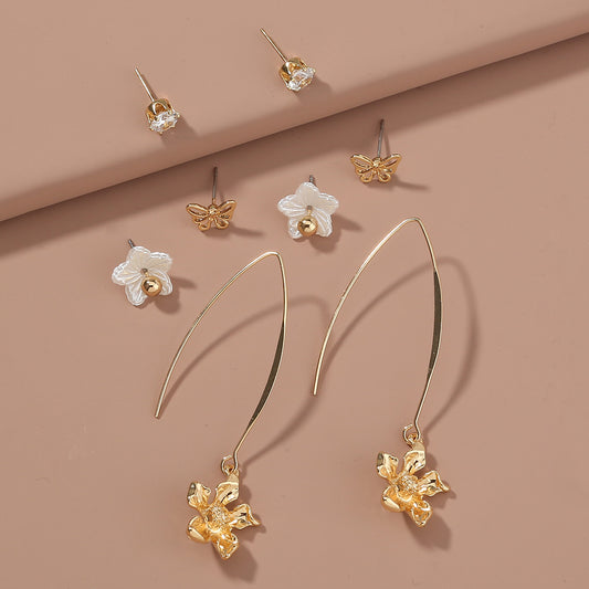 Orecchini Fiori e Farfalle