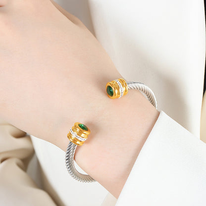 Braccialetto zirconi multicolore