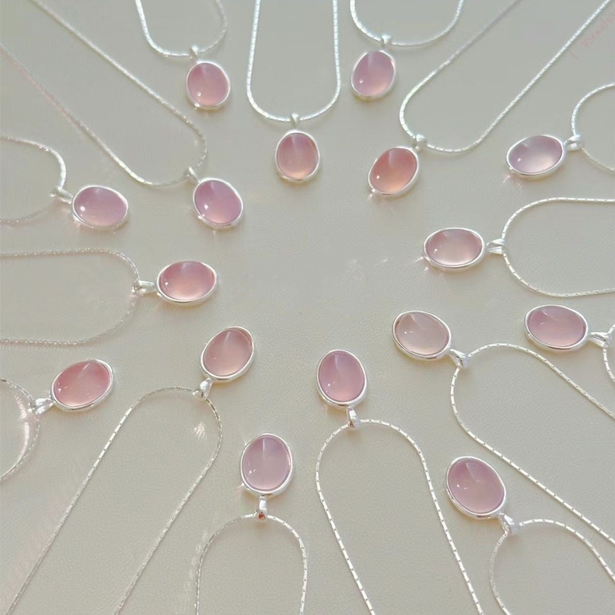 Collana Quarzo Rosa