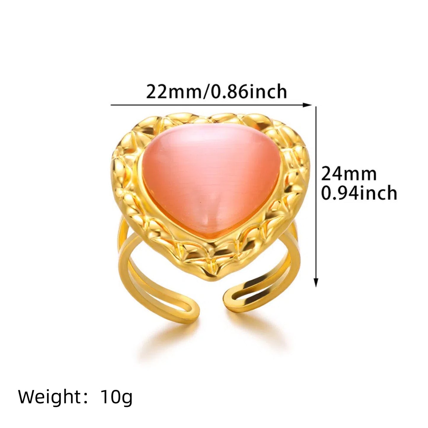 Anello Cuore Retrò