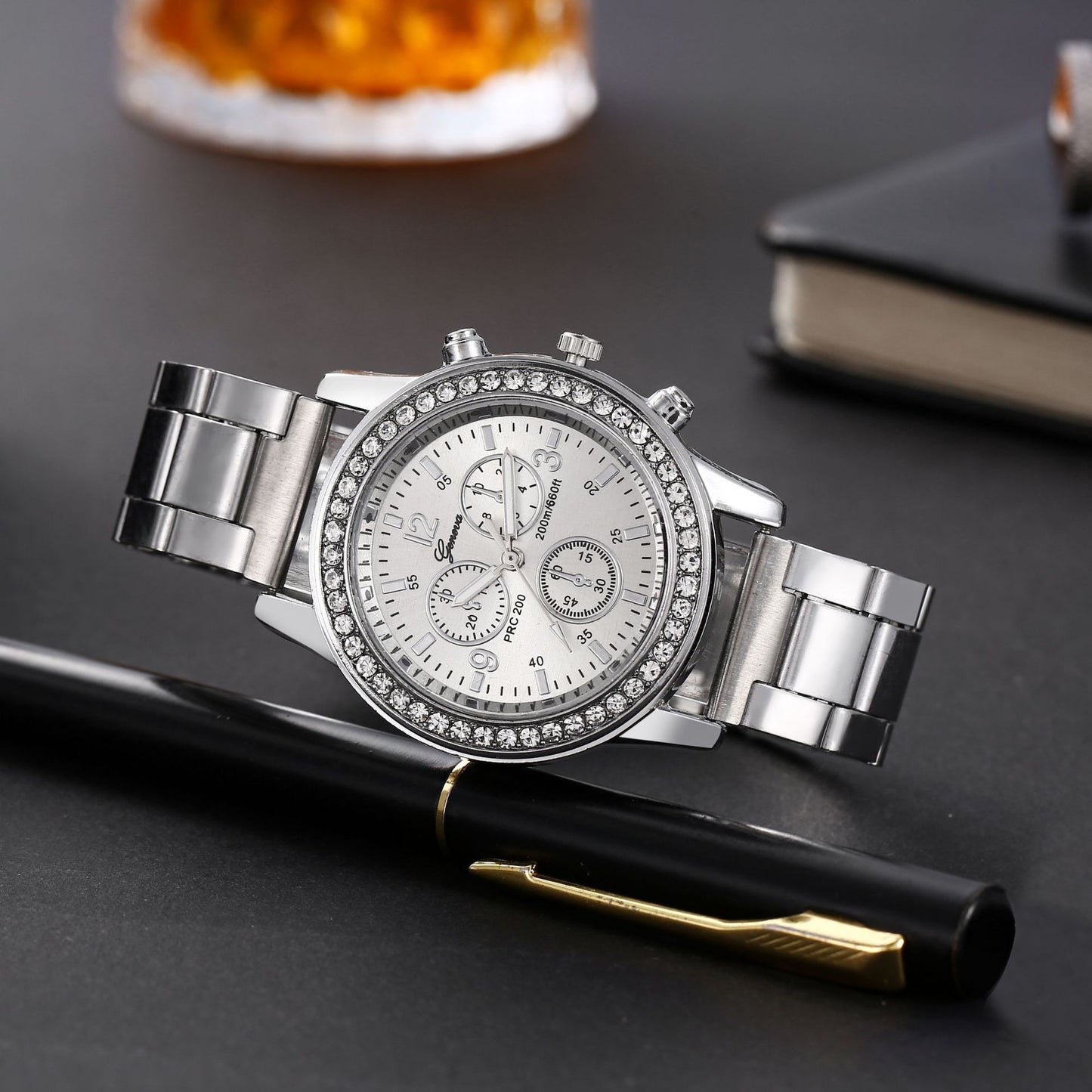 Orologio Acciaio Dorato Quarzo
