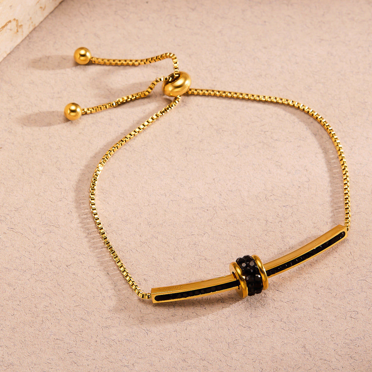 Braccialetto Titanio Diamante