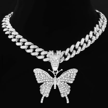 Collana farfalla hip hop