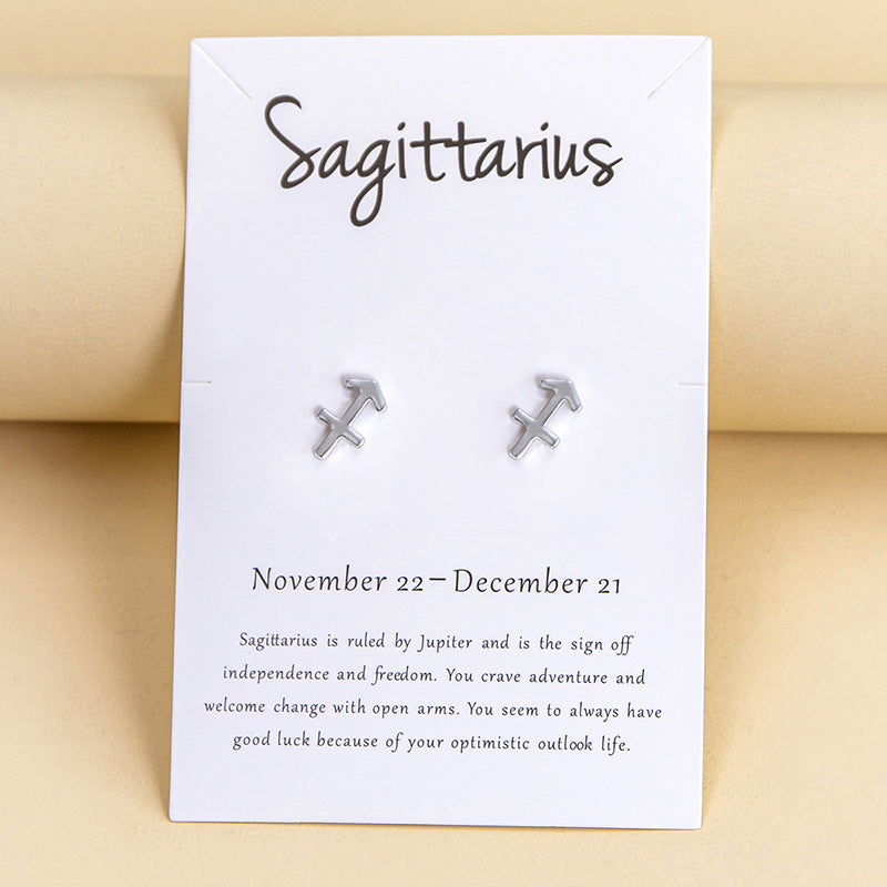 Orecchini segni zodiacali bicolori