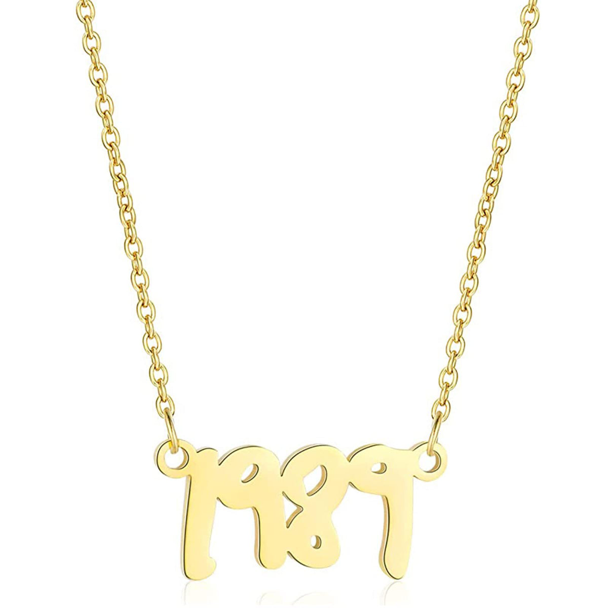 Collana con lettere titanio