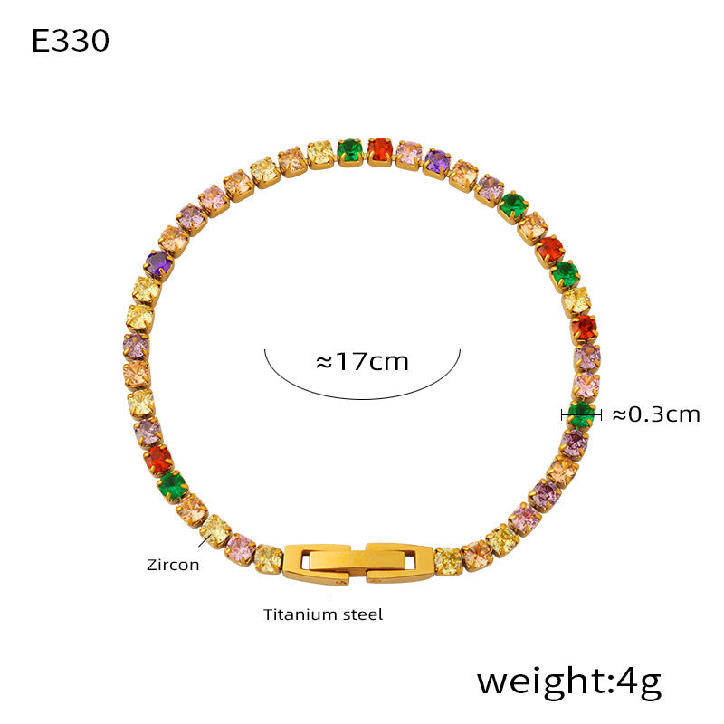 Bracciale acciaio titanio francese