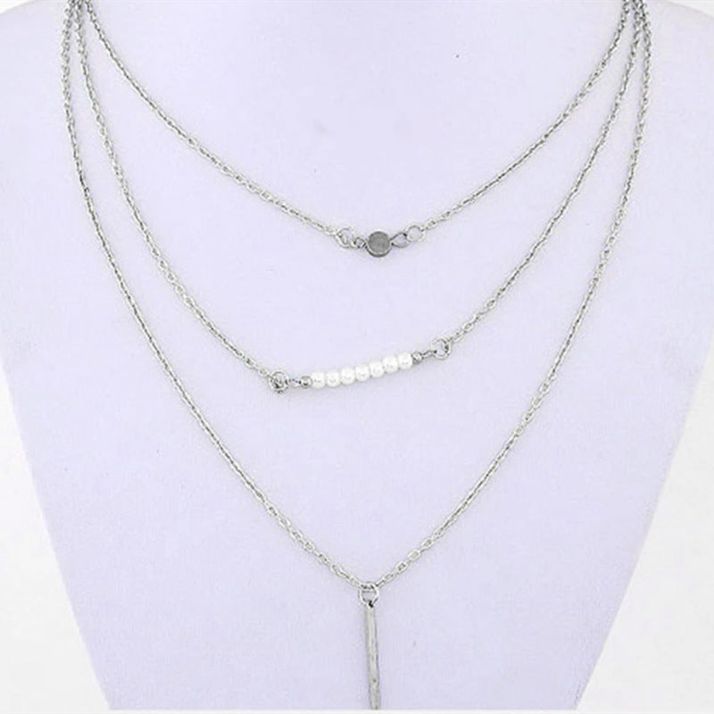 Collana Perle Geometrica