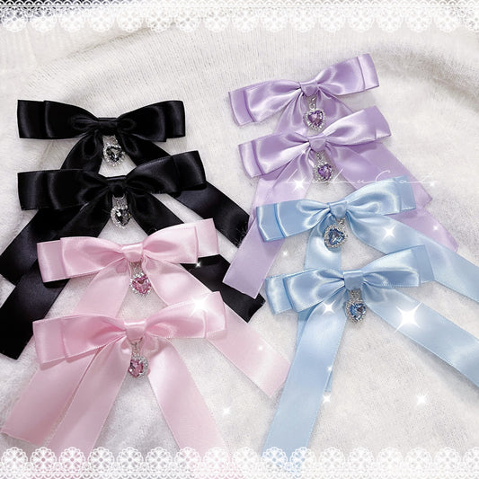 Fermaglietto farfalla strass