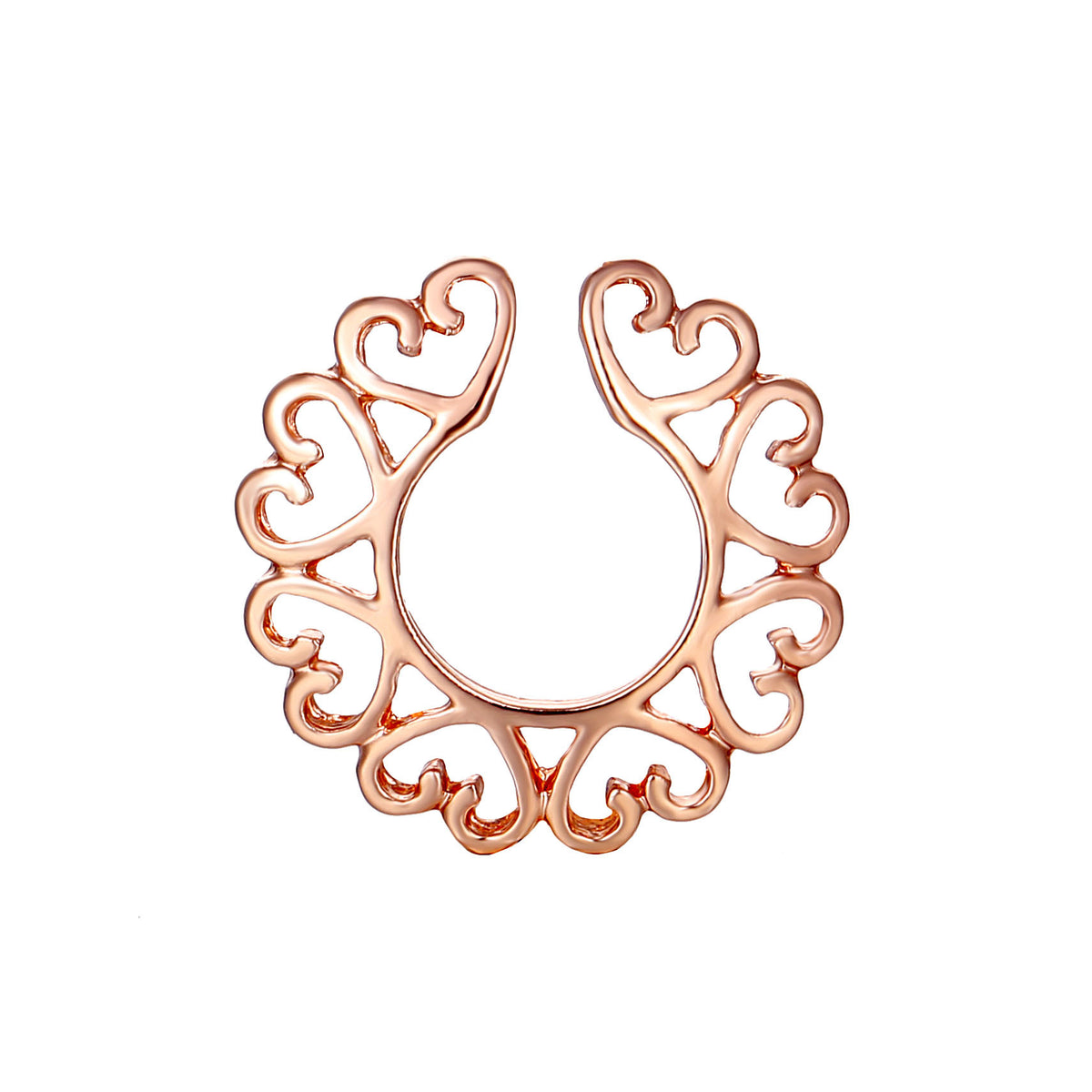 Anello Fiore in Acciaio