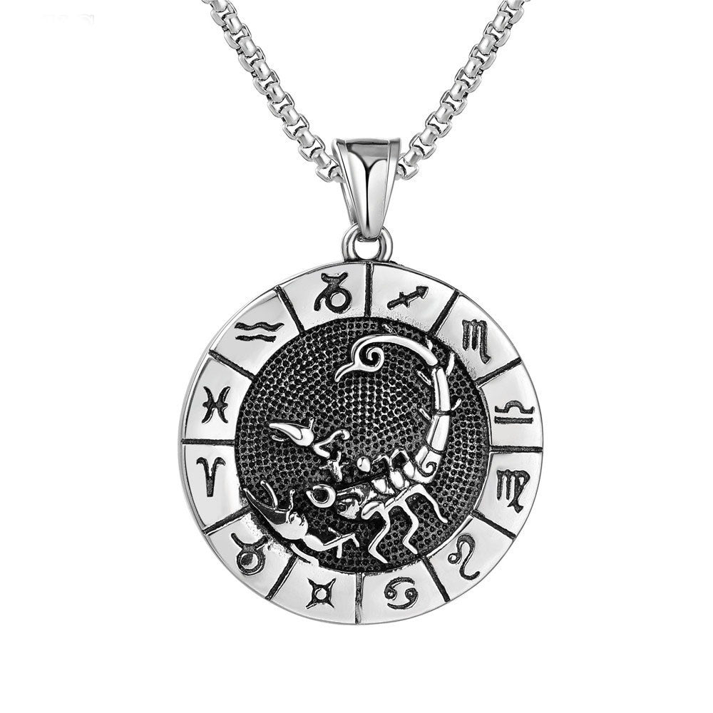 Collana segni zodiacali acciaio inossidabile