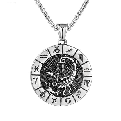 Collana segni zodiacali acciaio inossidabile
