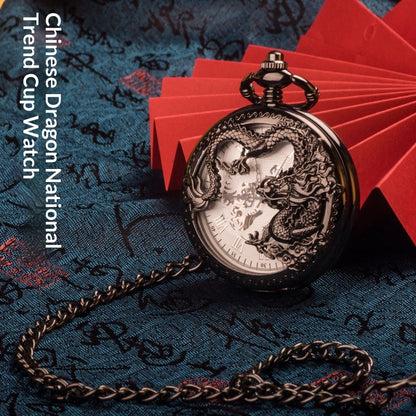 Orologio da tasca drago cinese