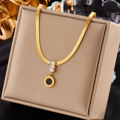Collana doppio pendente quadrato