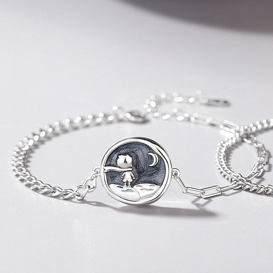 Braccialetto stelle e luna