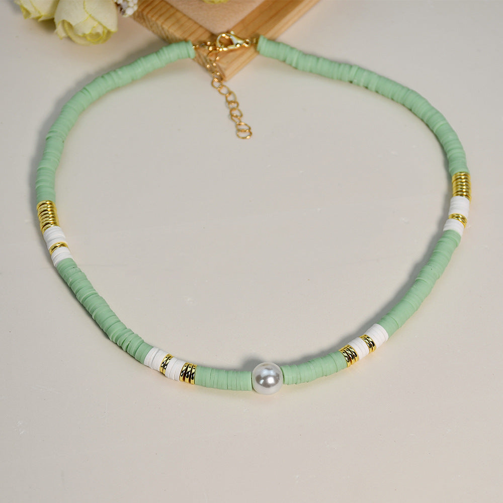 Collana bohém corta perle