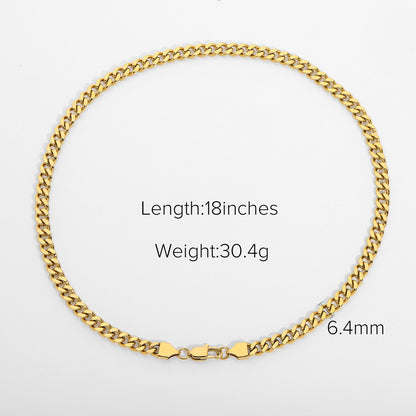 Collana acciaio inossidabile 4 mm